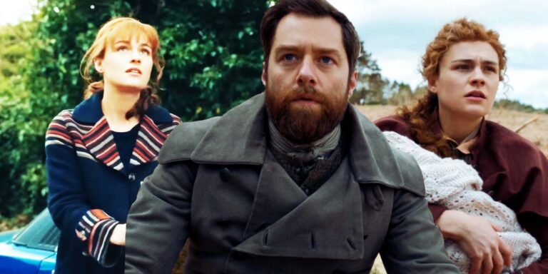 Sophie Skelton As Brianna Mackenzie And Richard Rankin As Roger Mackenzie In Outlander Season